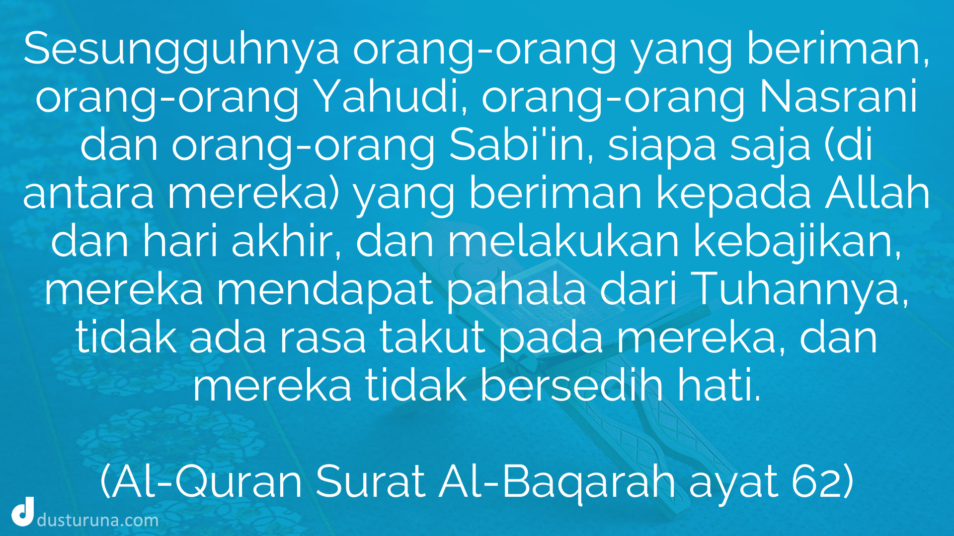 Al-Quran Surat Al-Baqarah Ayat 62