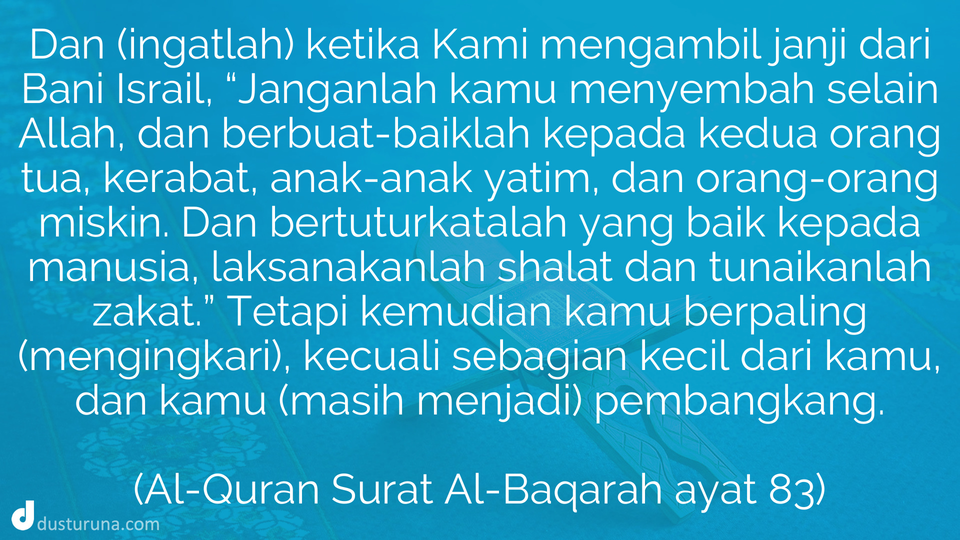 Download 69+ Contoh Surat Al Baqarah Ayat 83 Terbaru Gratis