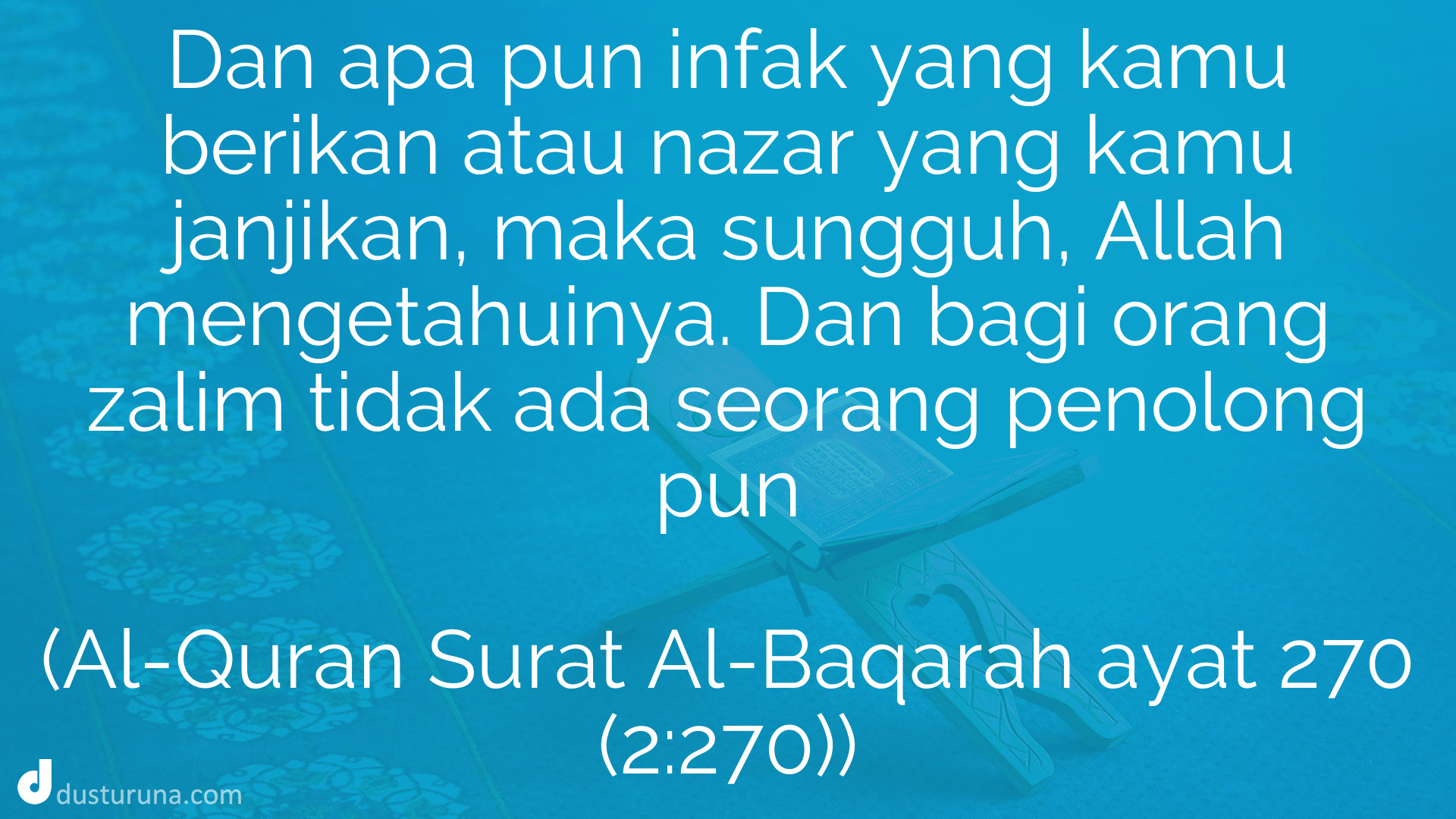 Al Quran Surat Al Baqarah Ayat 270